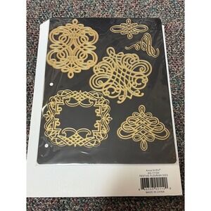 Anna Griffin AG-1112H Festive Flourish Metal Cutting Dies Set 6pc